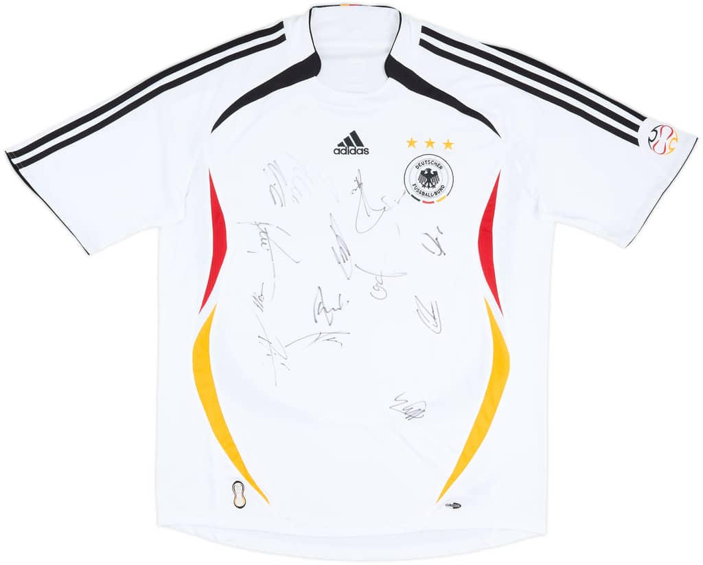 2005-07 Germany Squad Signed Home Shirt - 9/10 - (XL)