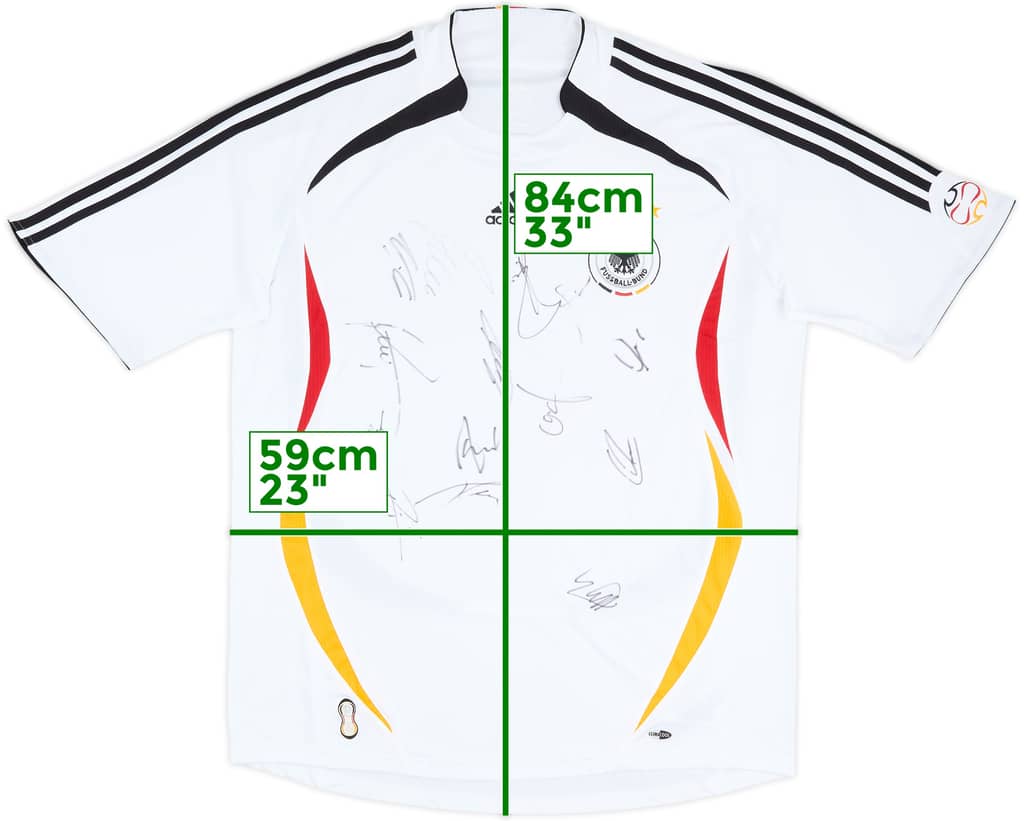 2005-07 Germany Squad Signed Home Shirt - 9/10 - (XL)