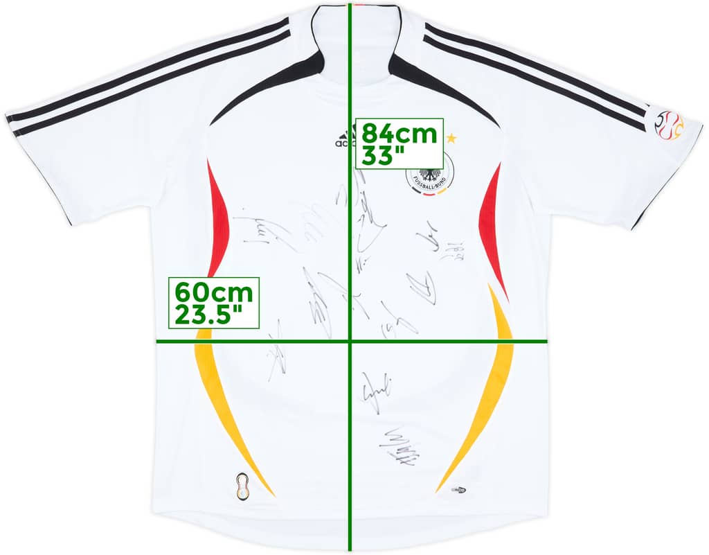 2005-07 Germany Squad Signed Home Shirt - 8/10 - (XL)