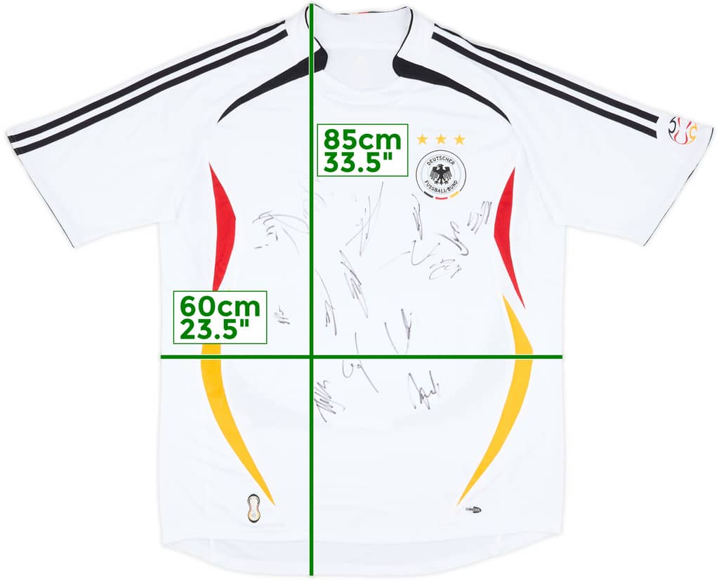 2005-07 Germany Squad Signed Home Shirt - 8/10 - (XL)