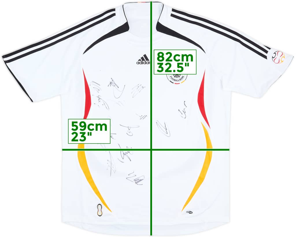 2005-07 Germany Squad Signed Home Shirt - 8/10 - (XL)