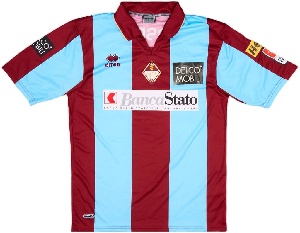 2011-12 AC Bellinzona Match Issue Home Shirt Riedle #20