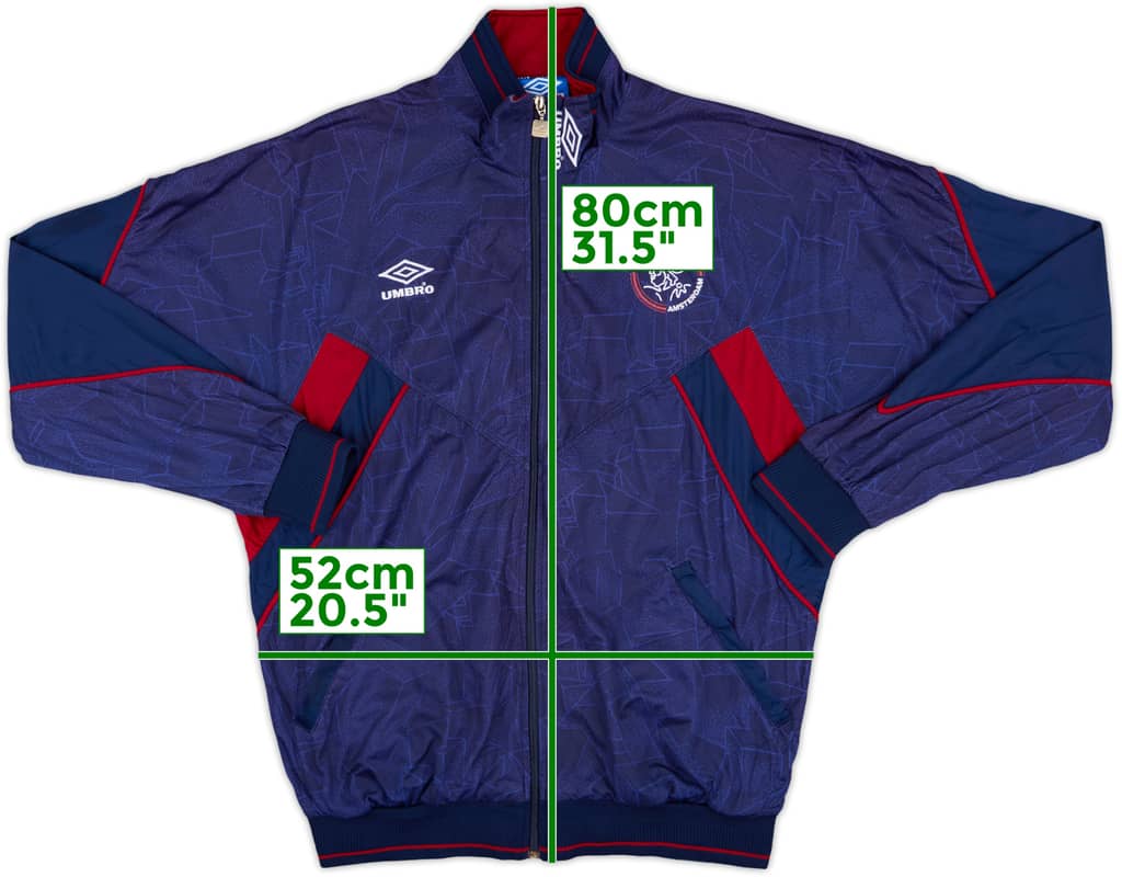 1994-95 Ajax Umbro Track Jacket - 9/10 - (XL)