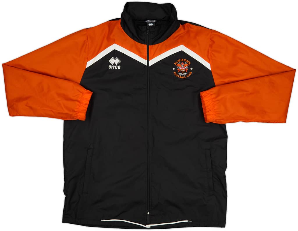 2017-18 Blackpool Errea Hooded Rain Jacket - 6/10 - (XL)