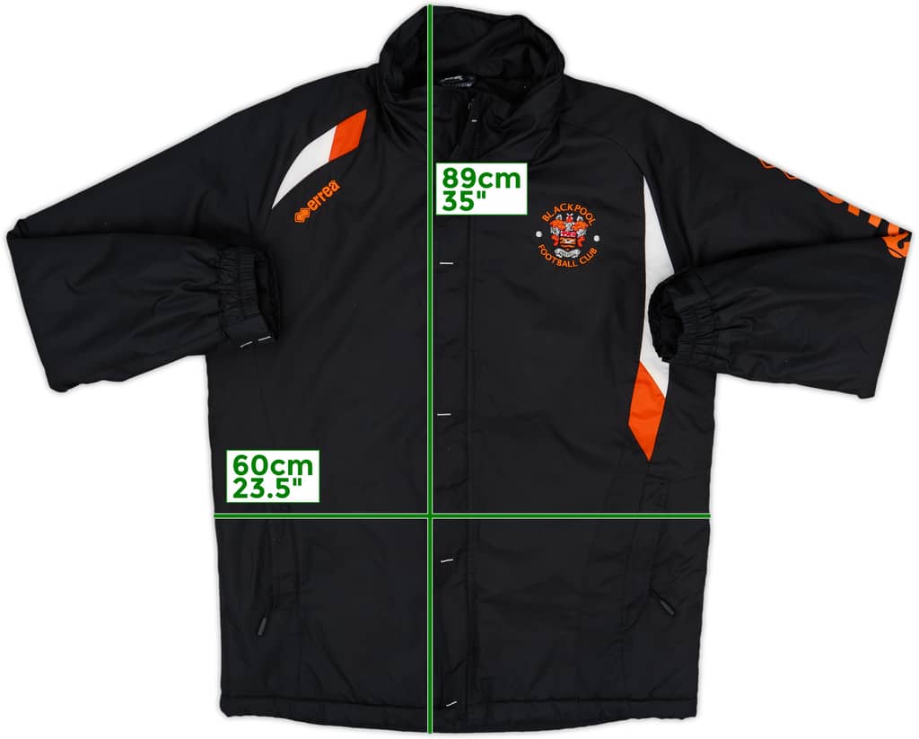 2016-17 Blackpool Errea Padded Bench Coat - 8/10 - (S)