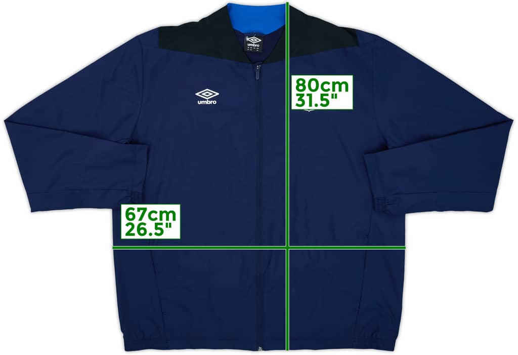 2017-18 Everton Umbro Track Jacket - 8/10 - (3XL)