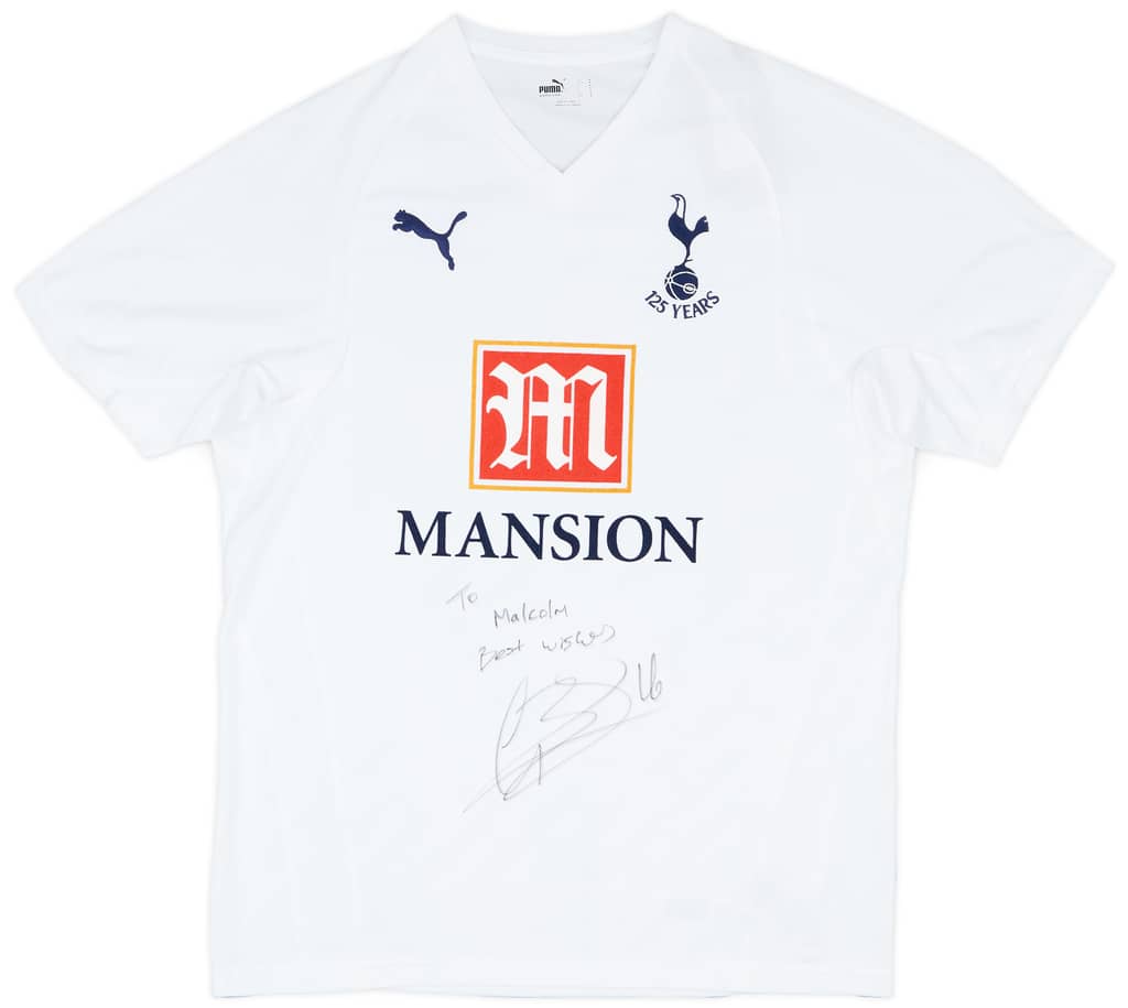2007-08 Tottenham Signed Home Shirt (Bale)