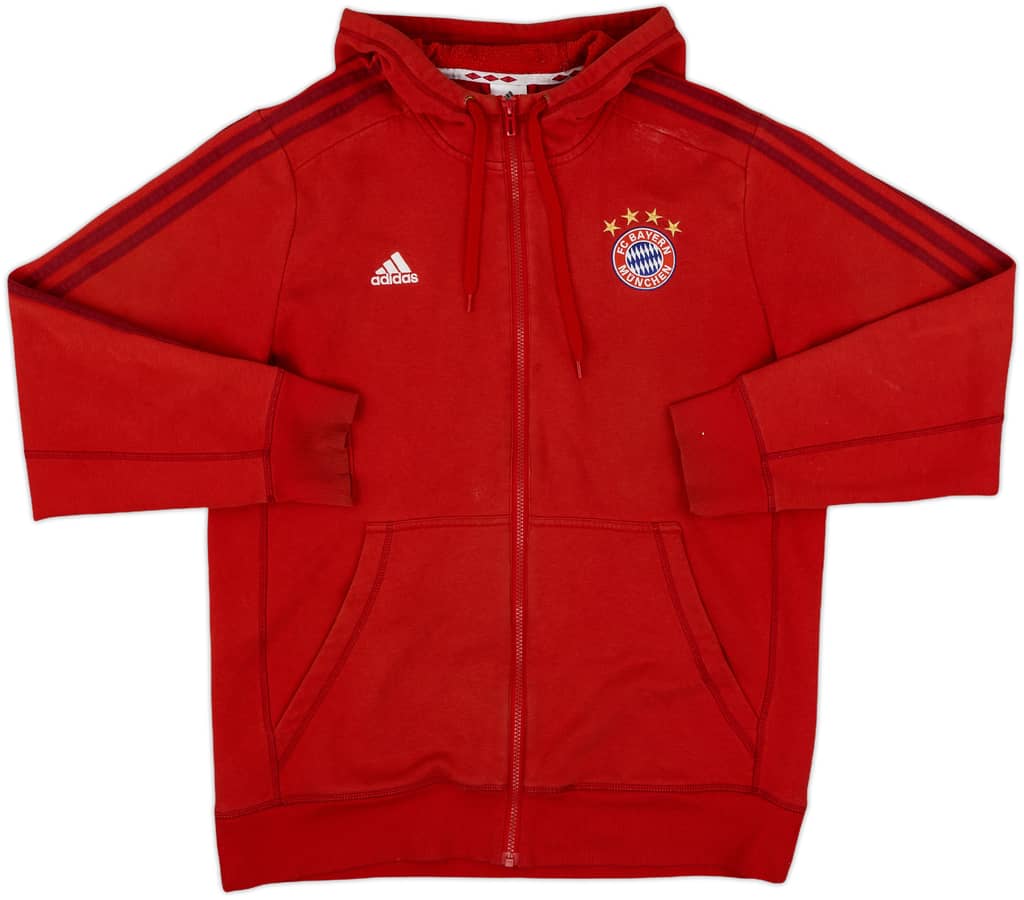 2015-16 Bayern Munich adidas Hooded Track Jacket - 7/10 - (L)