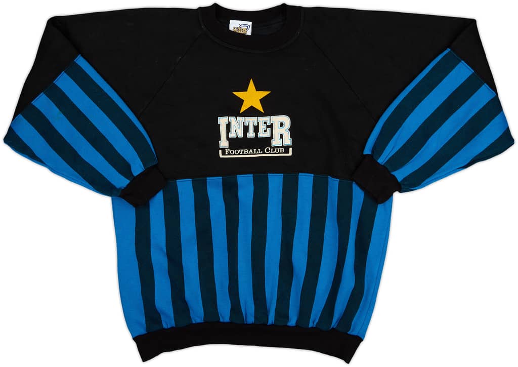 1990-91 Inter Milan Le Felpe Dei Grandi Club Sweat Top - 7/10 - (M)