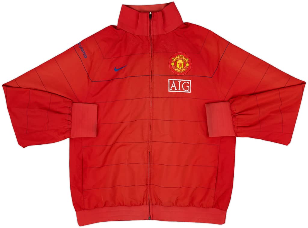 2008-09 Manchester United Nike Track Jacket - 8/10 - (L)