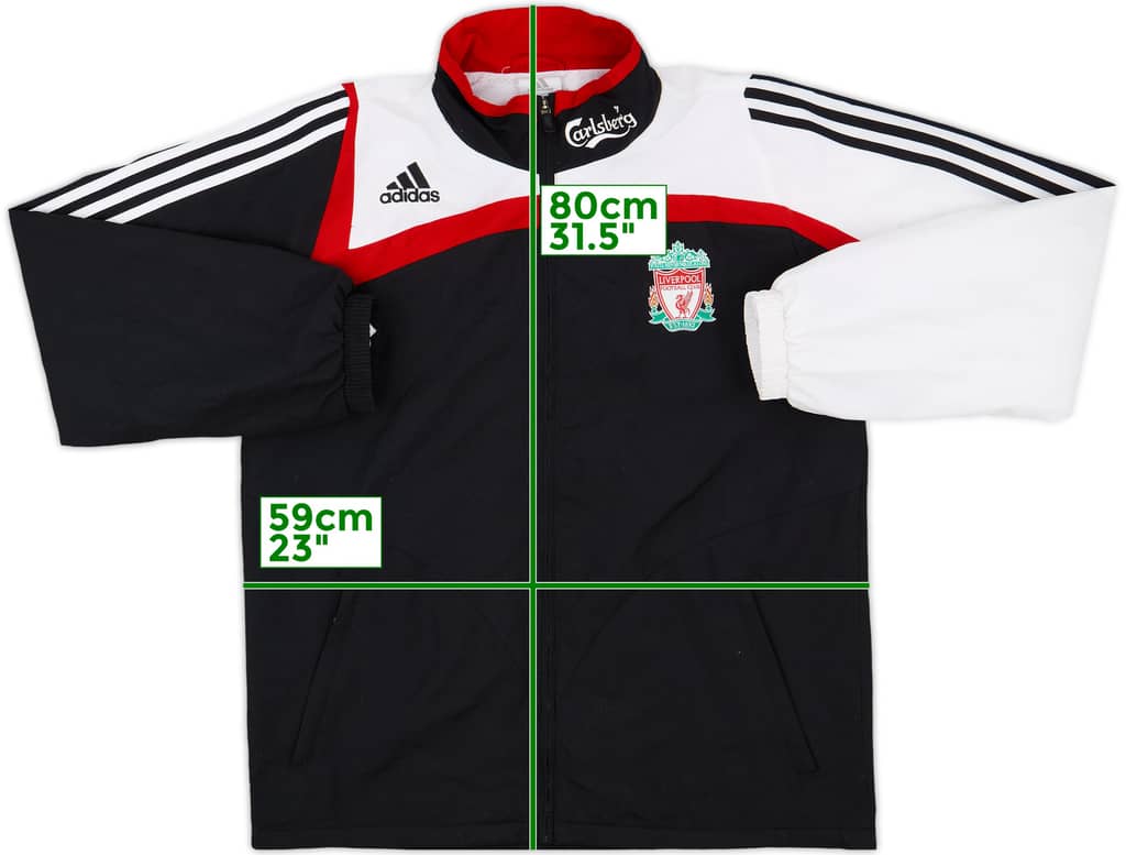 2007-08 Liverpool adidas Track Jacket - 8/10 - (L)