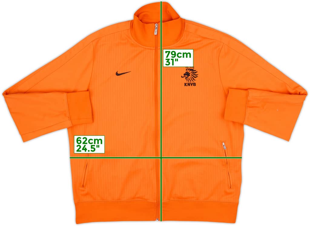 2012-13 Netherlands Nike Track Jacket - 8/10 - (XXL)