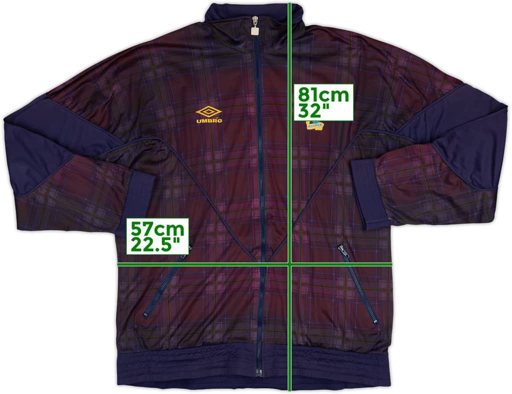 1994-96 Scotland Umbro Track Jacket - 6/10 - (XL)