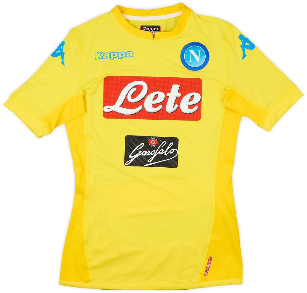 2017-18 Napoli Authentic Away Shirt - 9/10 - (S)