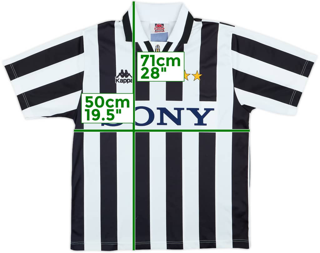 1995-97 Juventus Basic Home Shirt - 8/10 - (M)