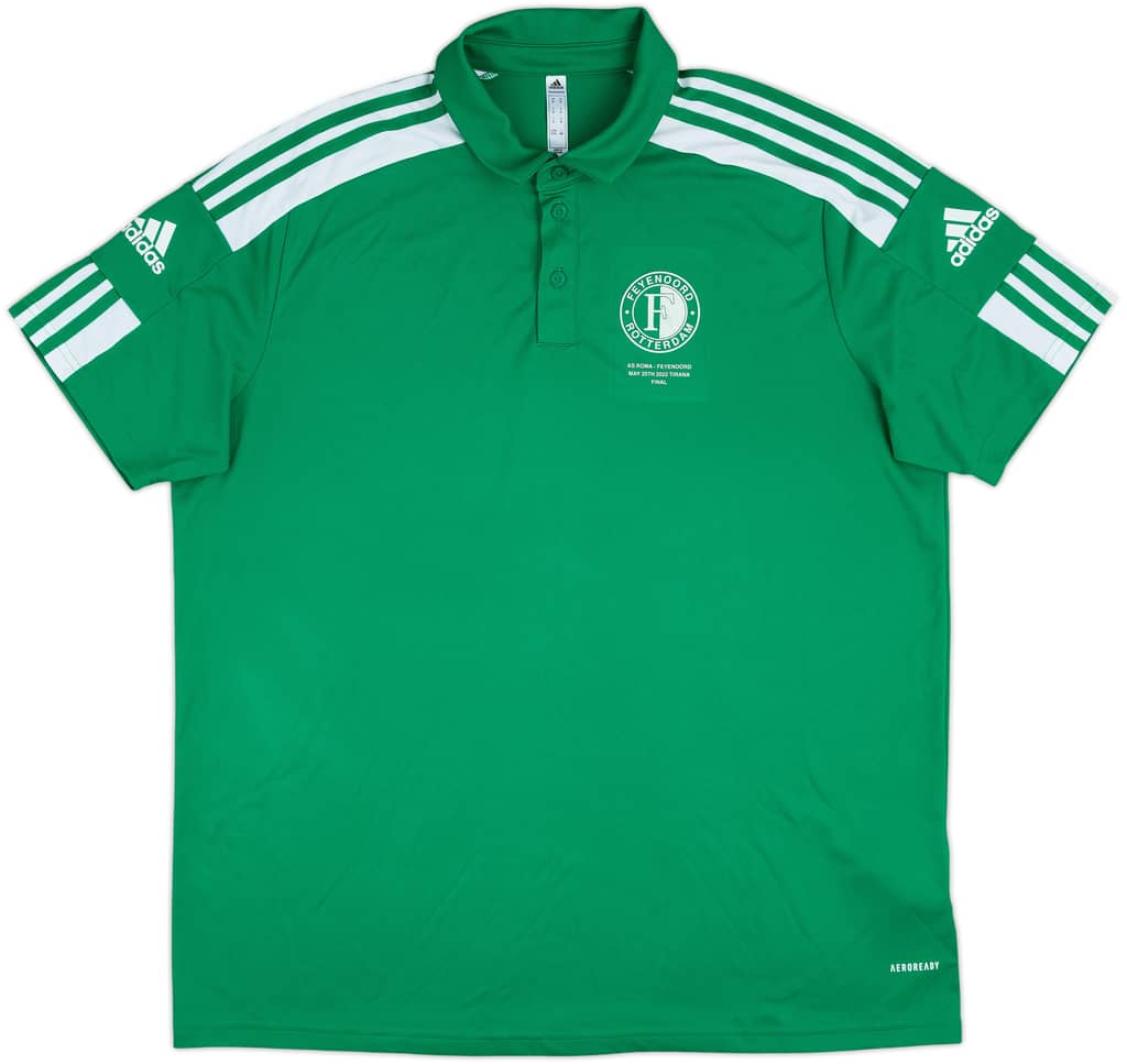 2021-22 Feyenoord adidas Polo Shirt - 8/10 - (XL)
