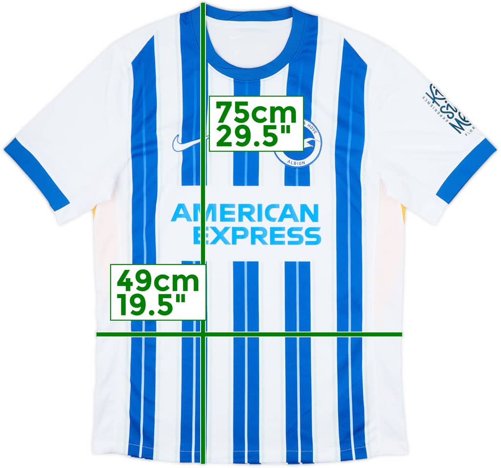 2024-25 Brighton Home Shirt - 8/10 - (M)