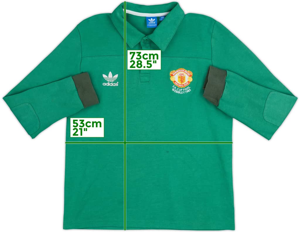 2015-16 Manchester United adidas Originals Retro 'FA Cup Final 1985' GK Shirt - 8/10 - (L)