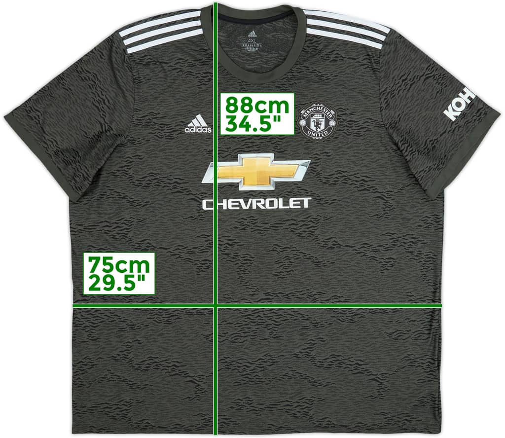 2020-21 Manchester United Away Shirt - 10/10 - (4XL)