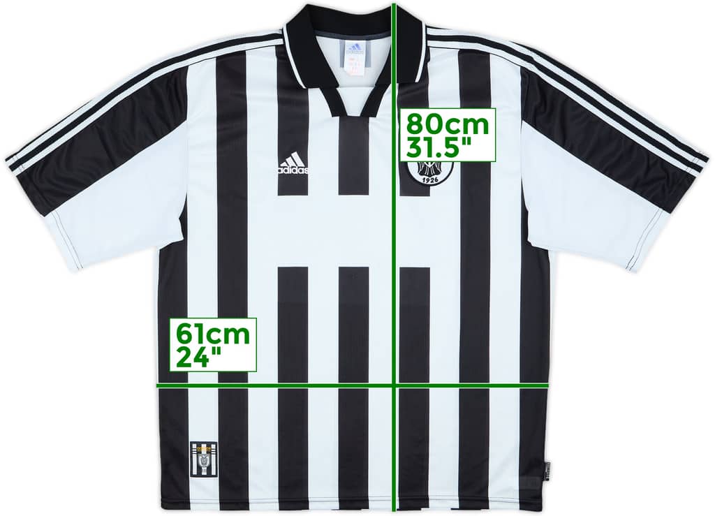 1999-00 PAOK Home Shirt - 8/10 - (XL)