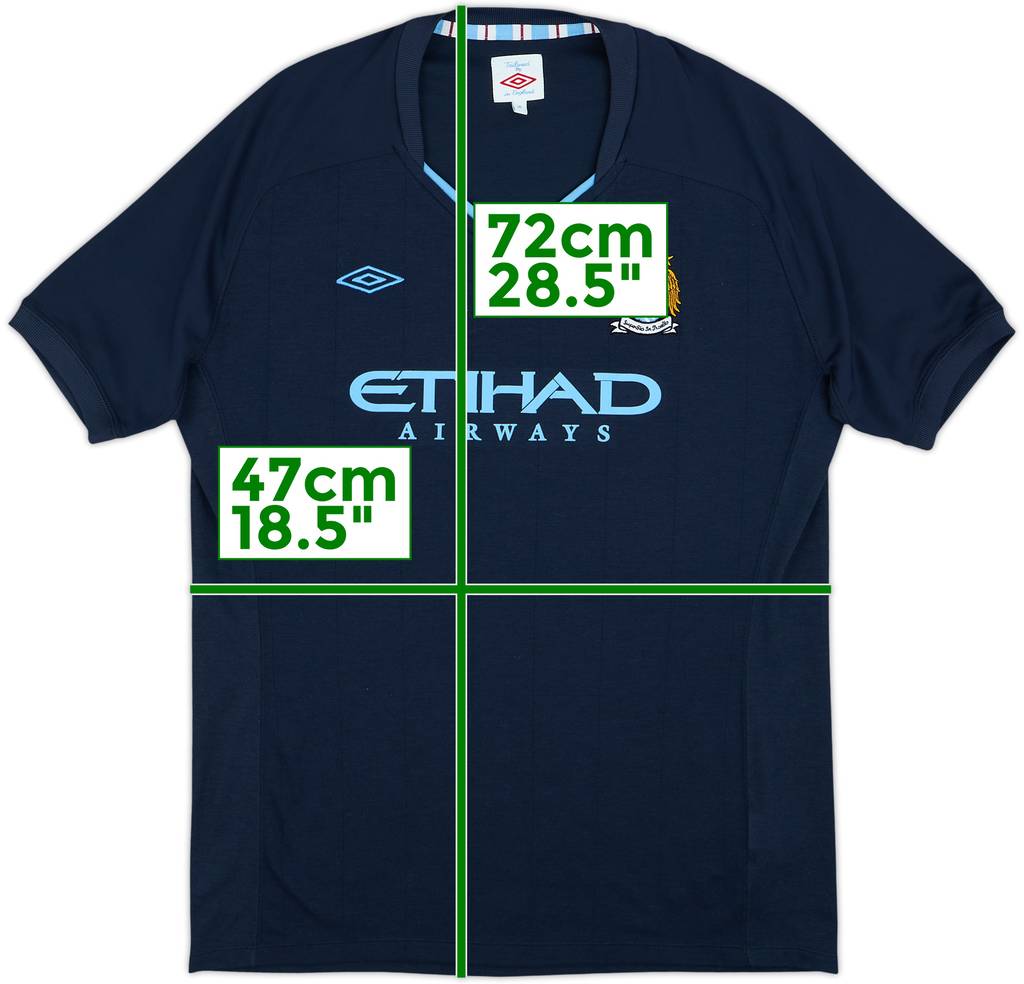 2010-12 Manchester City Away Shirt - 8/10 - (Women's L)
