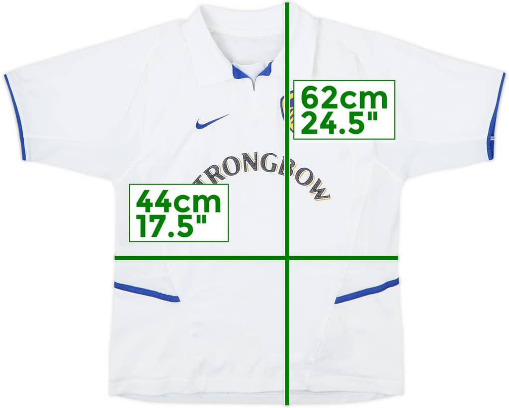2002-03 Leeds United Home Shirt - 9/10 - (11-12 Years)