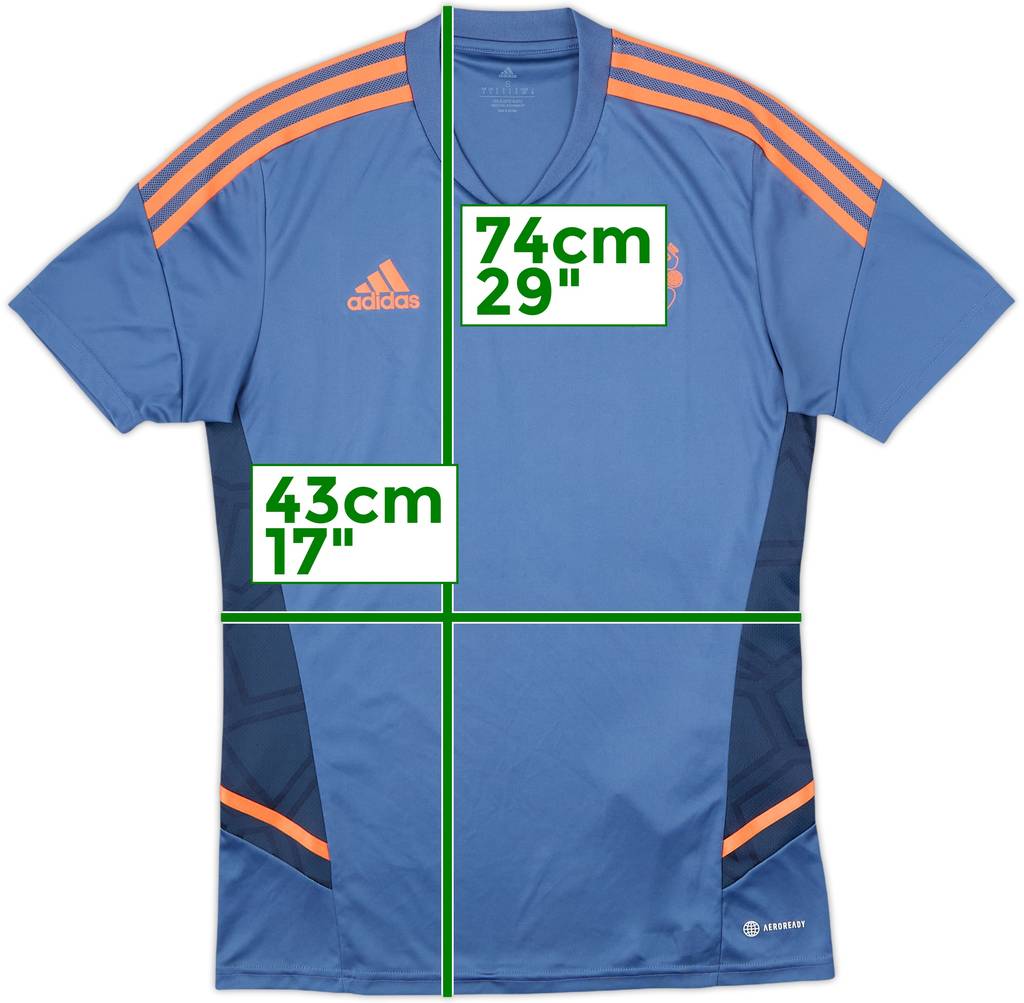 2022-23 Manchester United adidas Camiseta de entrenamiento - 10/10 - (S)