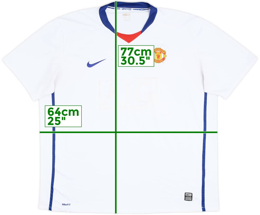 2008-10 Manchester United Away Shirt - 4/10 - (XXL)
