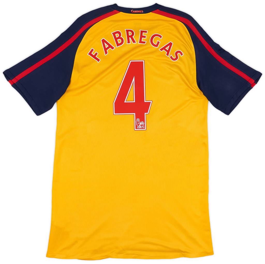 2008-09 Arsenal Away Shirt Fabregas #4 - 7/10 - (M)