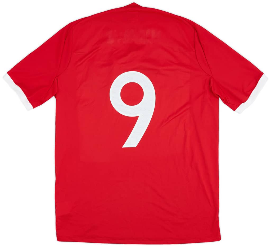 2010-11 England Away Shirt #9 - 5/10 - (L)