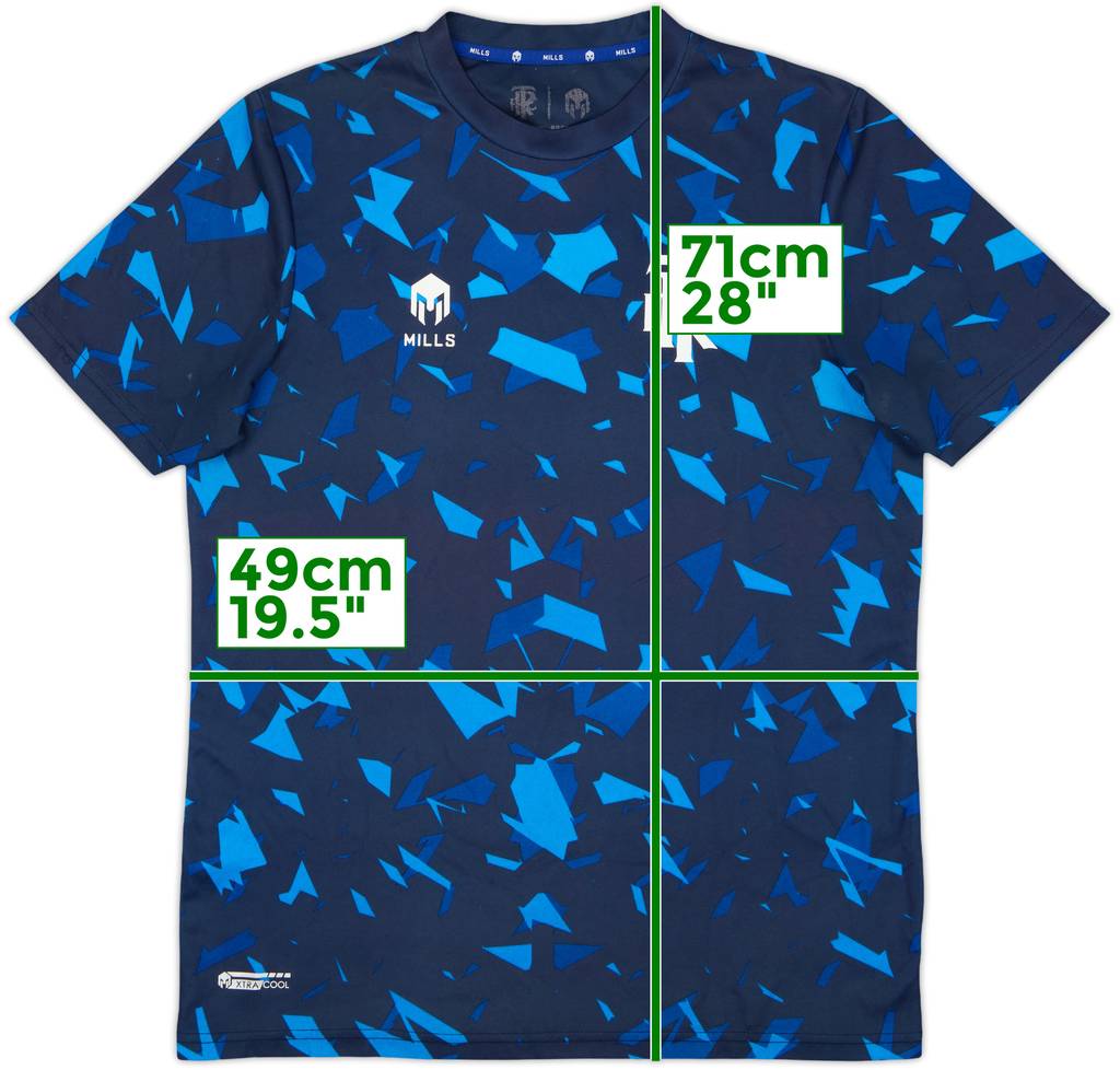 2022-23 Tranmere Rovers Mills Training Shirt - 8/10 - (M)