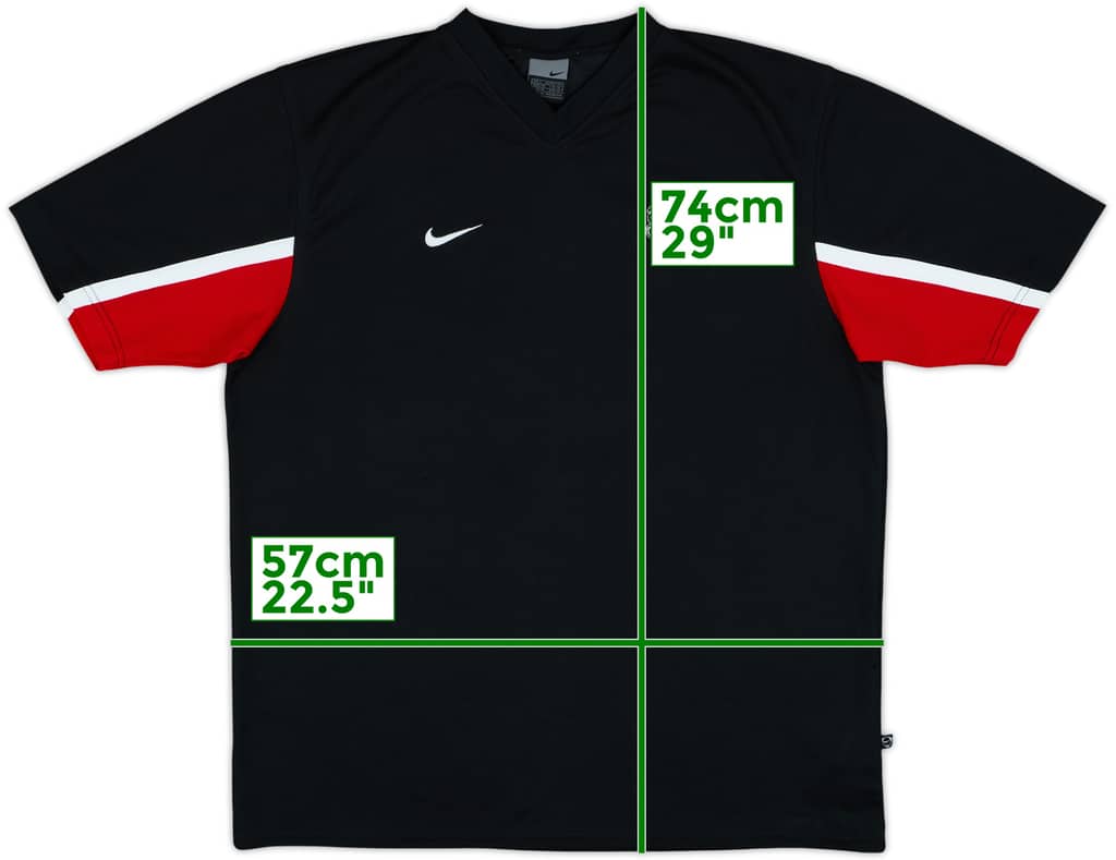 2003-04 Manchester United Nike Training Shirt - 8/10 - (L)