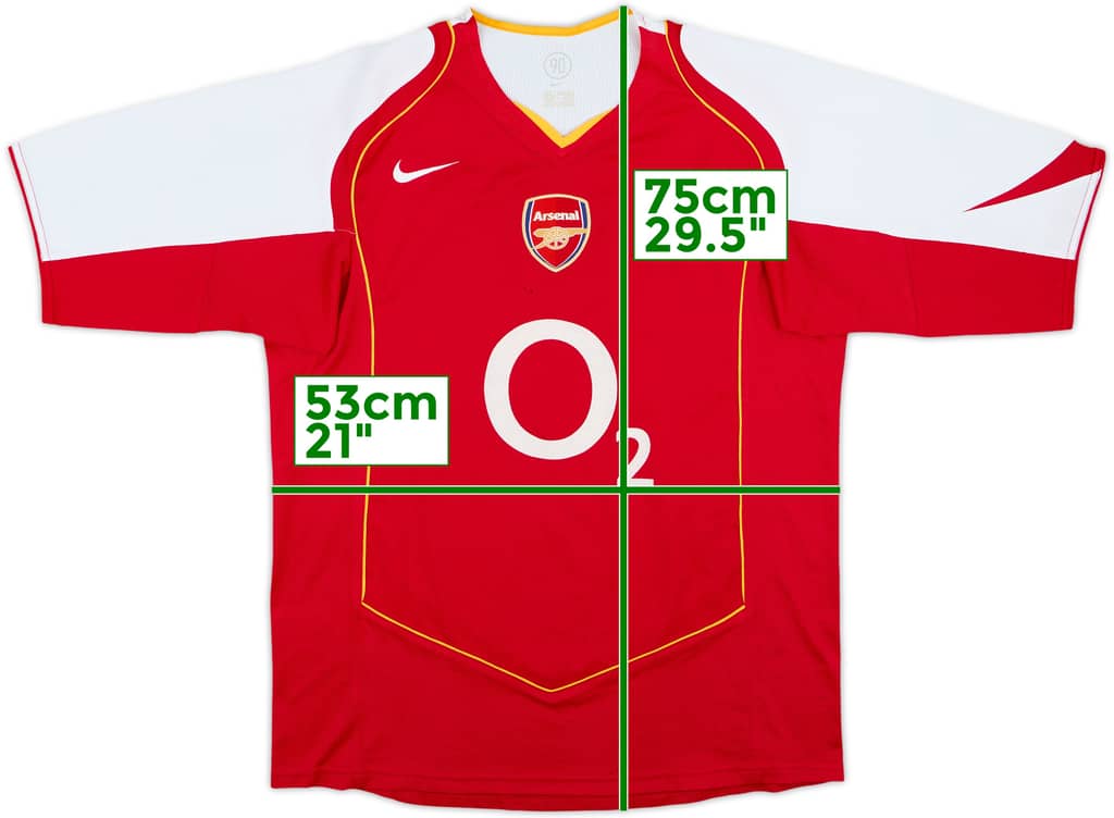 2004-05 Arsenal Home Shirt - 5/10 - (L)
