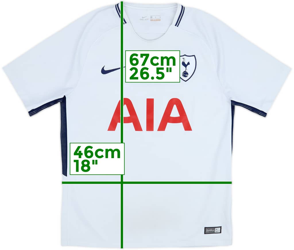 2017-18 Tottenham Home Shirt - 4/10 - (M)