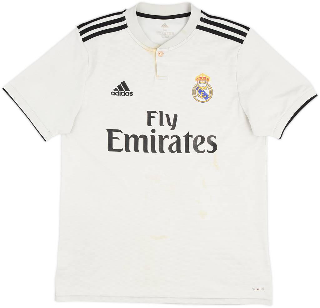 2018-19 Real Madrid Camiseta Local - 4/10 - (M)
