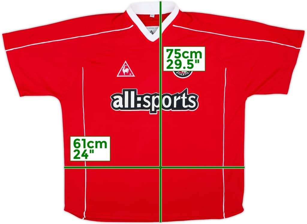 2002-03 Charlton Home Shirt - 8/10 - (XL)