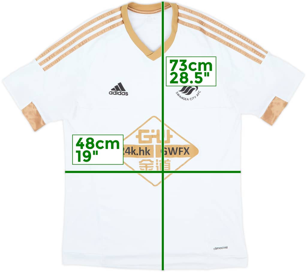 2015-16 Swansea Home Shirt - 6/10 - (M)