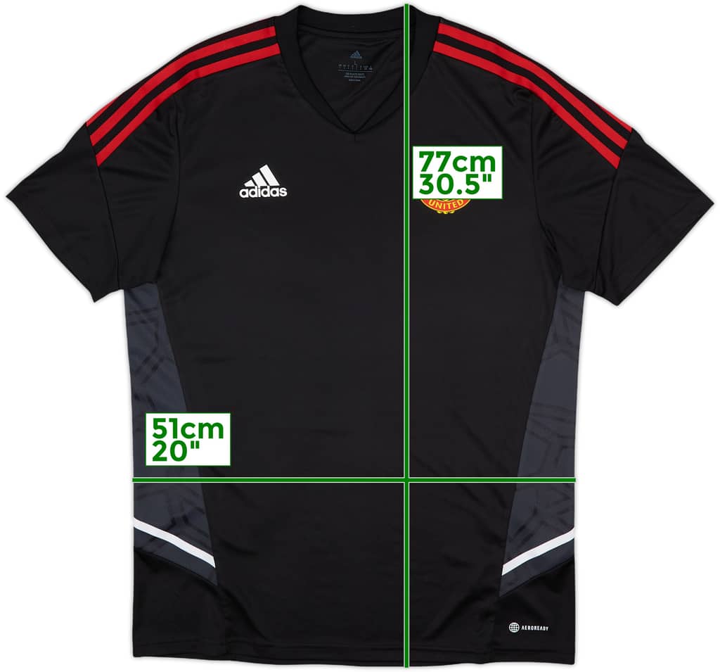 2022-23 Manchester United adidas Training Shirt - 10/10 - (L)