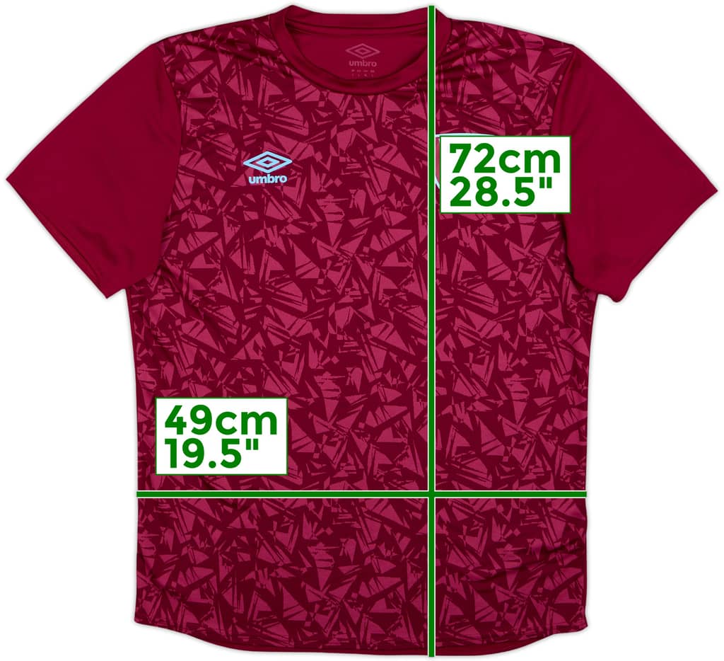 2020-21 West Ham Umbro Training Shirt - 10/10 - (L)