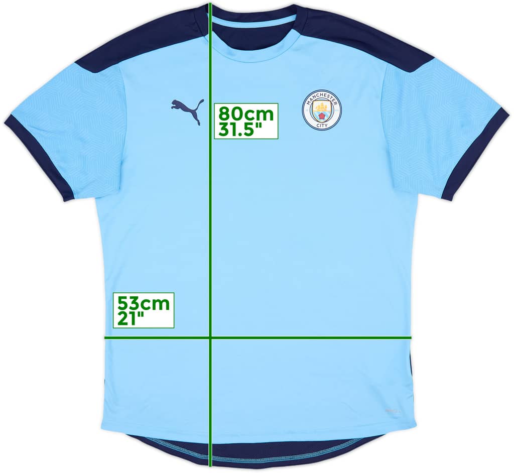 2019-20 Manchester City Puma Training Shirt - 8/10 - (XL)
