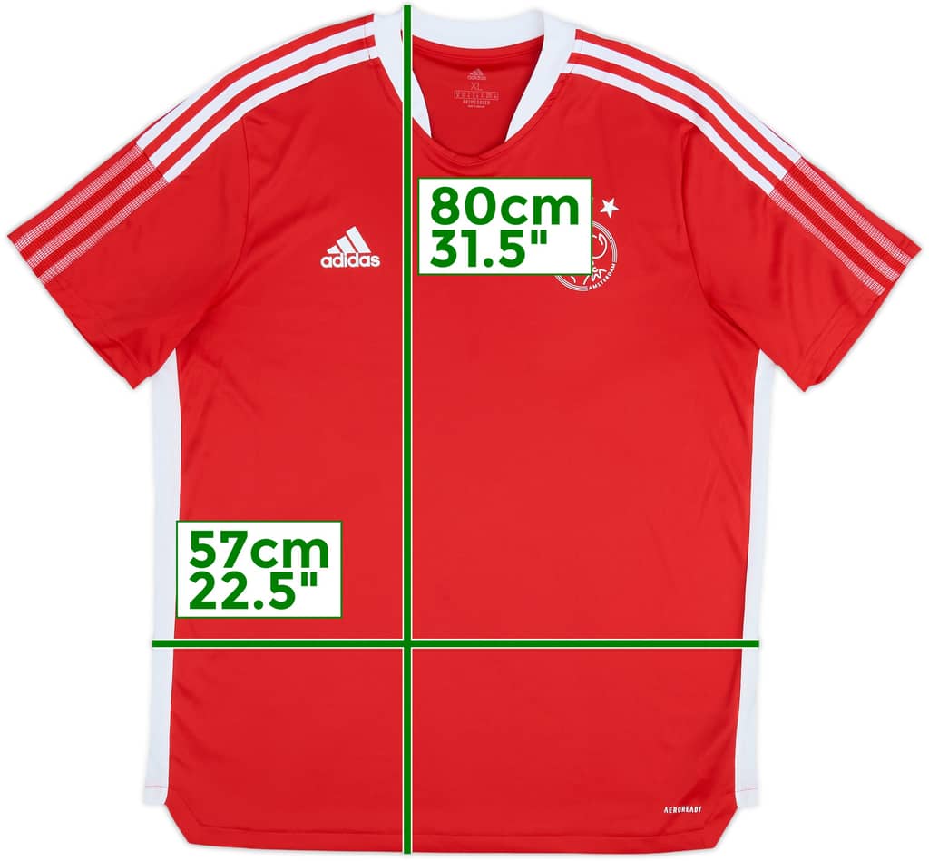 2021-22 Ajax adidas Training Shirt - 9/10 - (XL)