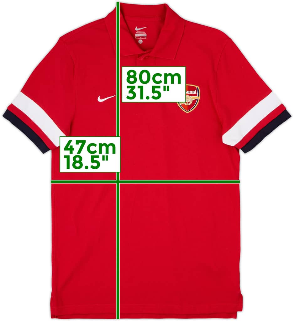 2012-13 Arsenal Nike Polo Shirt - 6/10 - (M)