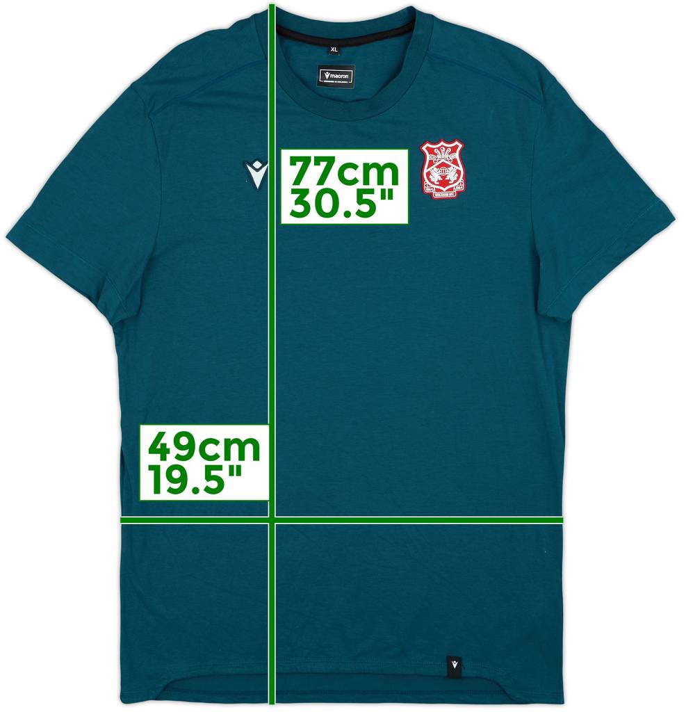 2025-26 Wrexham Macron Cotton Tee - 9/10 - (XL)