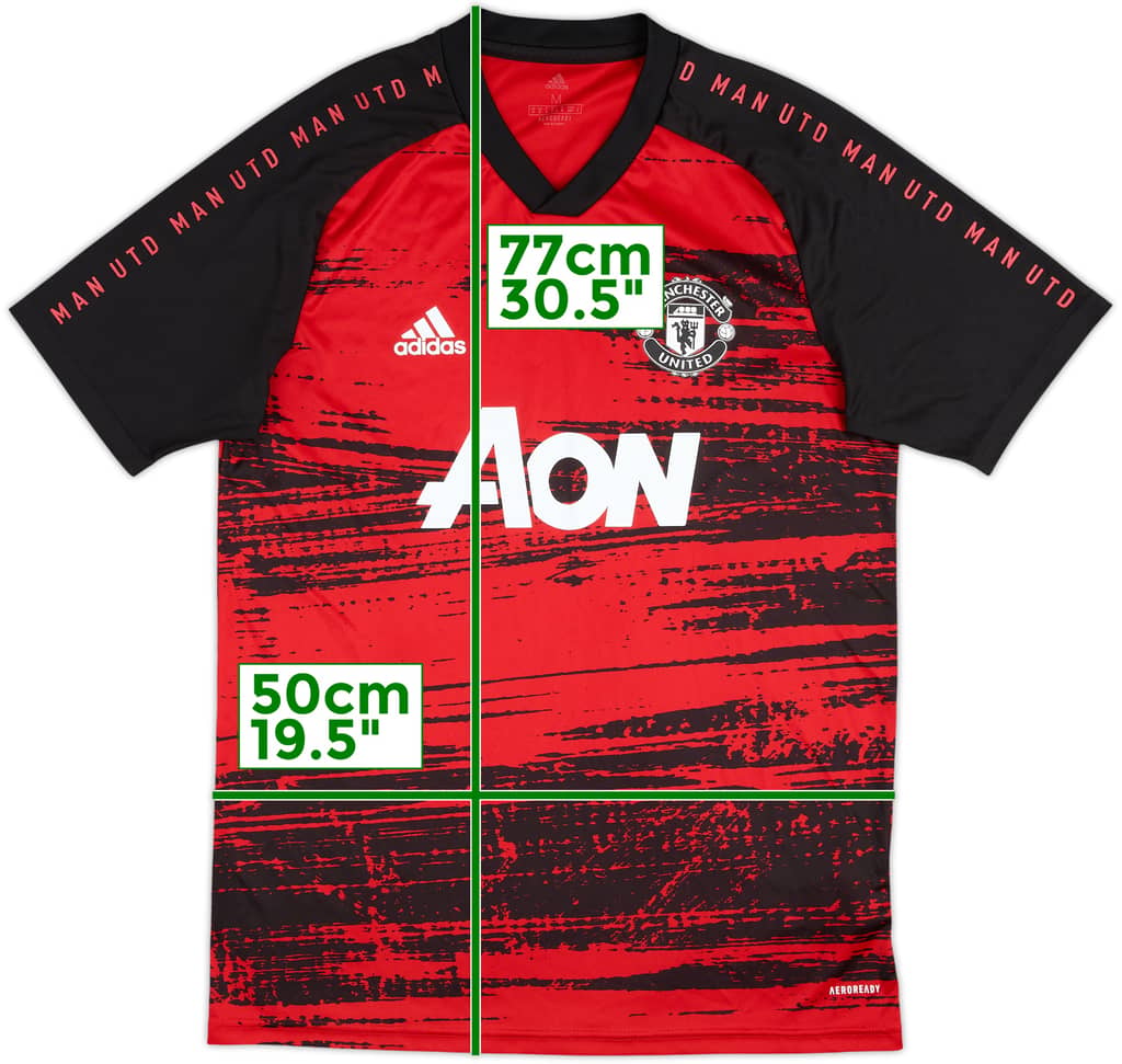 2020-21 Manchester United adidas Training Shirt - 10/10 - (M)