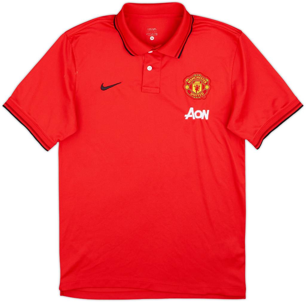2014-15 Manchester United Nike Polo Shirt - 8/10 - (S)