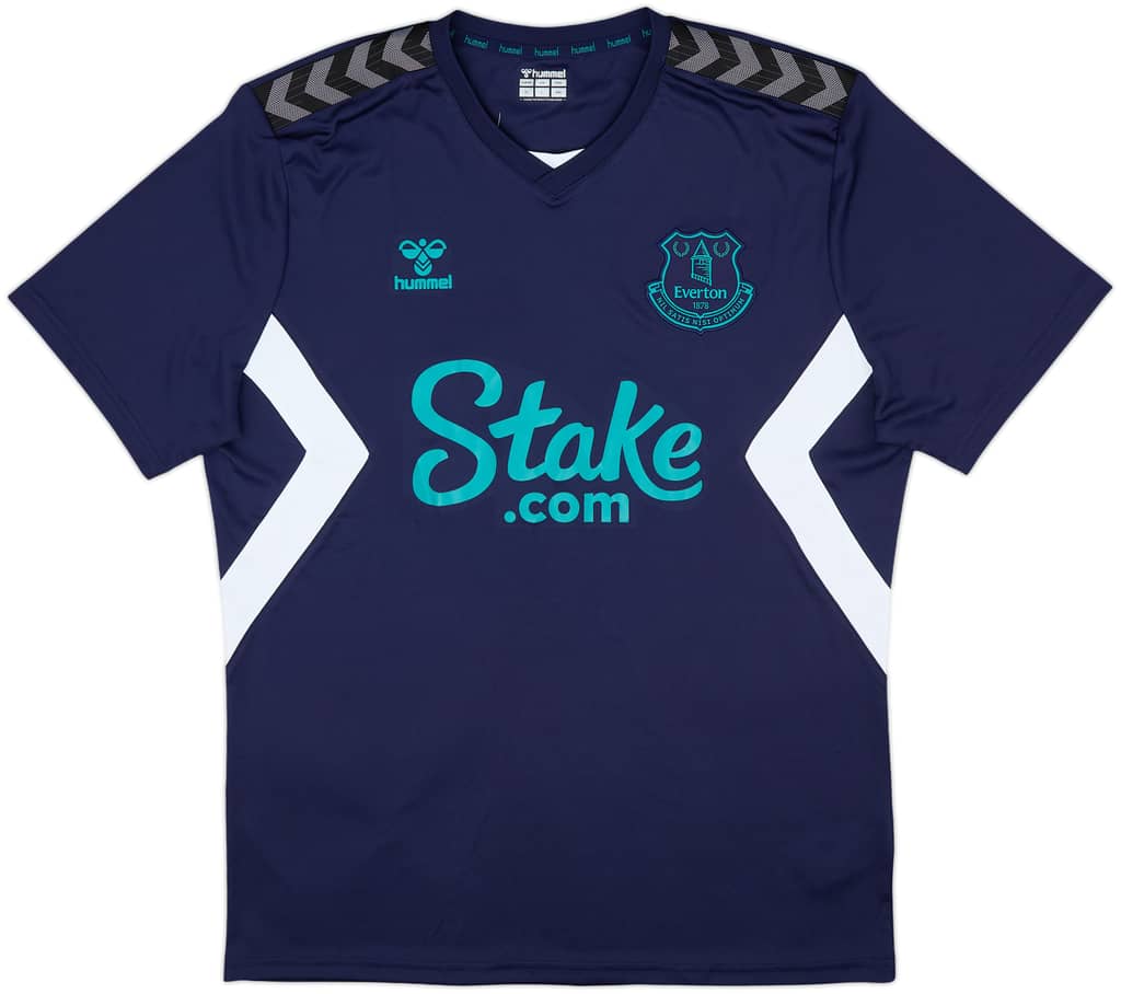 2020-21 Everton Hummel Training Shirt - 8/10 - (XL)