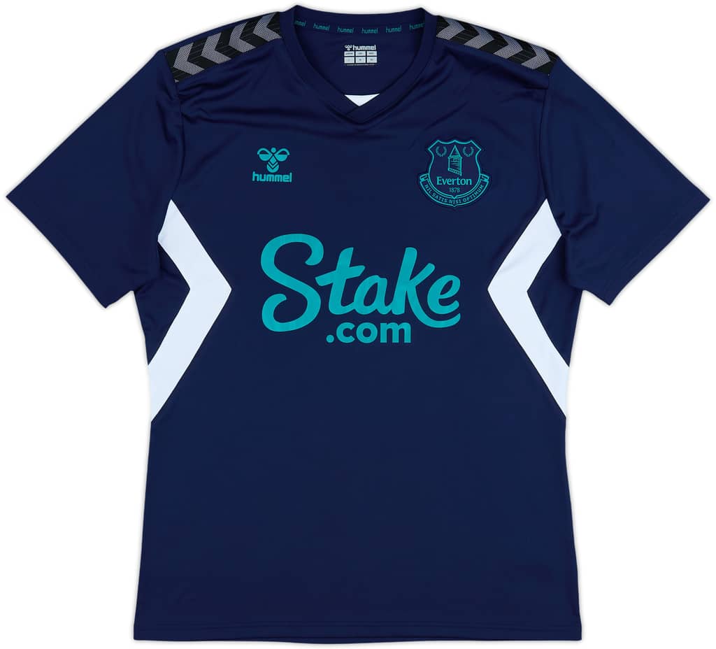 2022-23 Everton Hummel Training Shirt - 9/10 - (L)