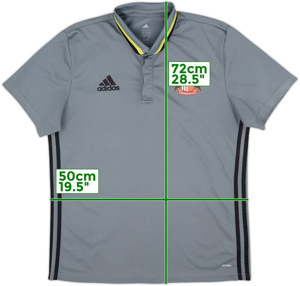 2015-16 Sunderland adidas Polo Shirt - 8/10 - (L)