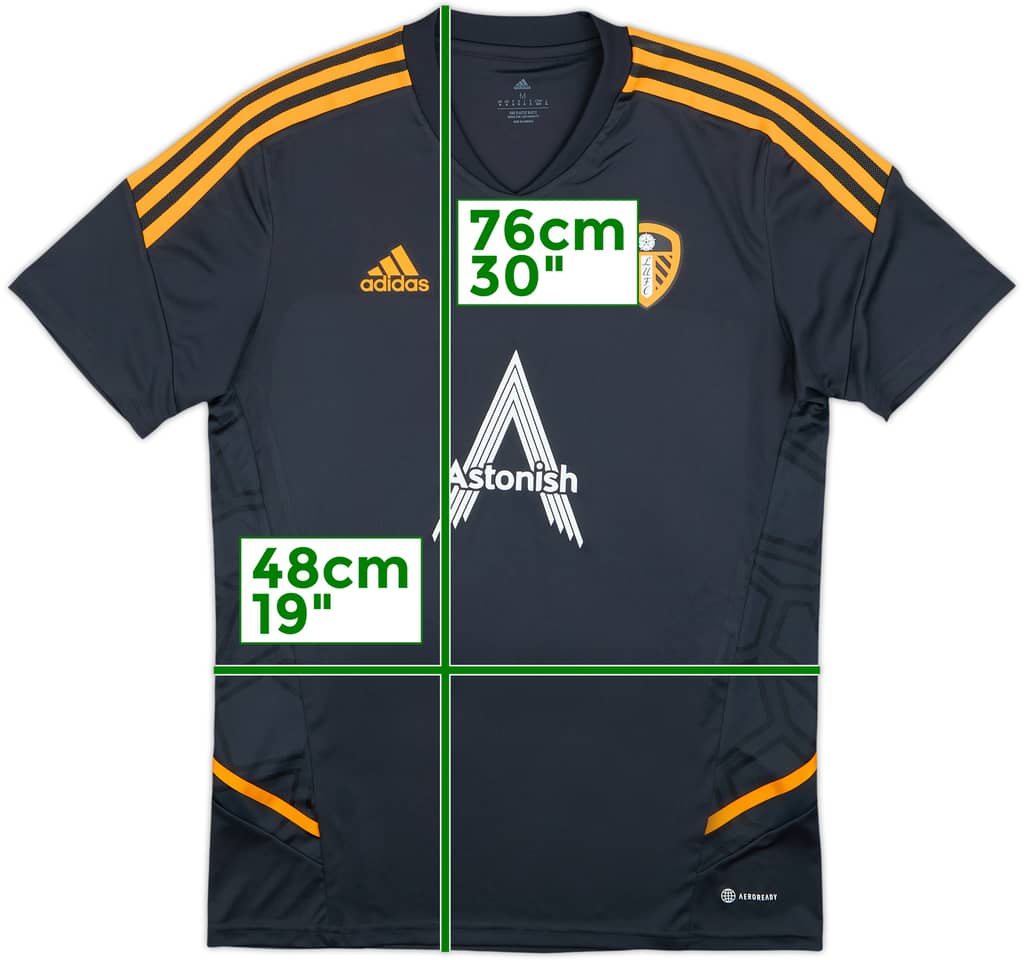2022-23 Leeds United adidas Training Shirt - 10/10 - (M)