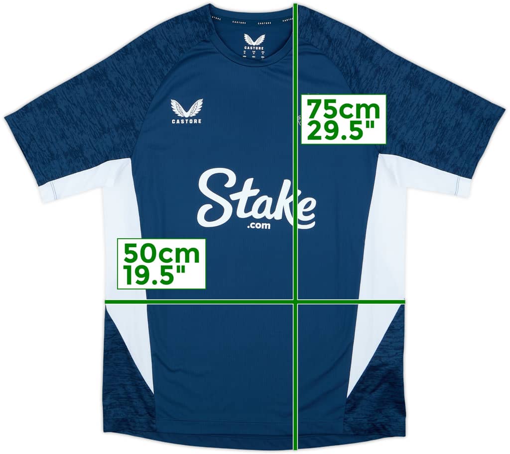 2025-26 Everton Castore Training Shirt - 7/10 - (M)